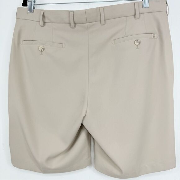 Peter Miller Khaki Tan Classic Quick Dry Business Casual Athleisure Golf Short - Picture 8 of 15